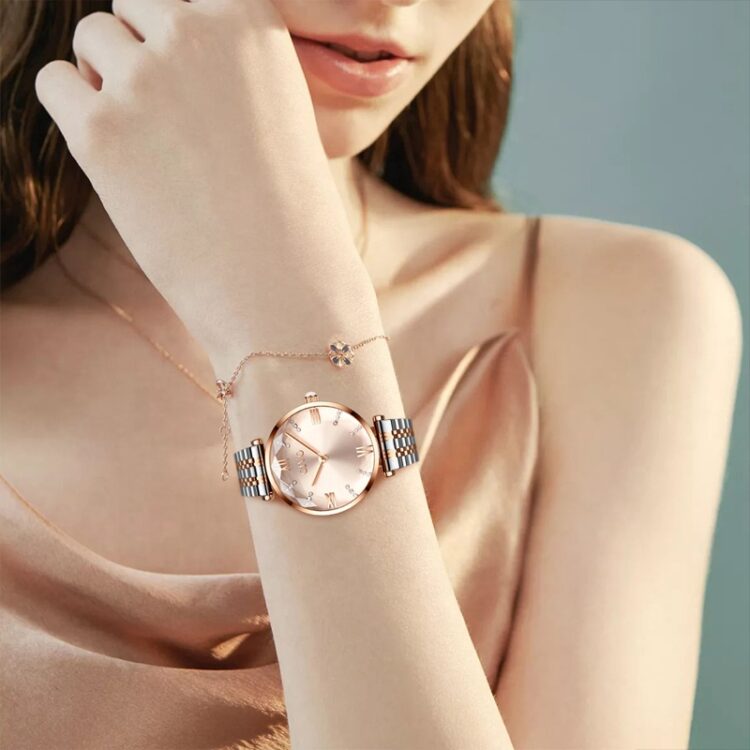 Diamond Quartz Wrist Watch - Image 4