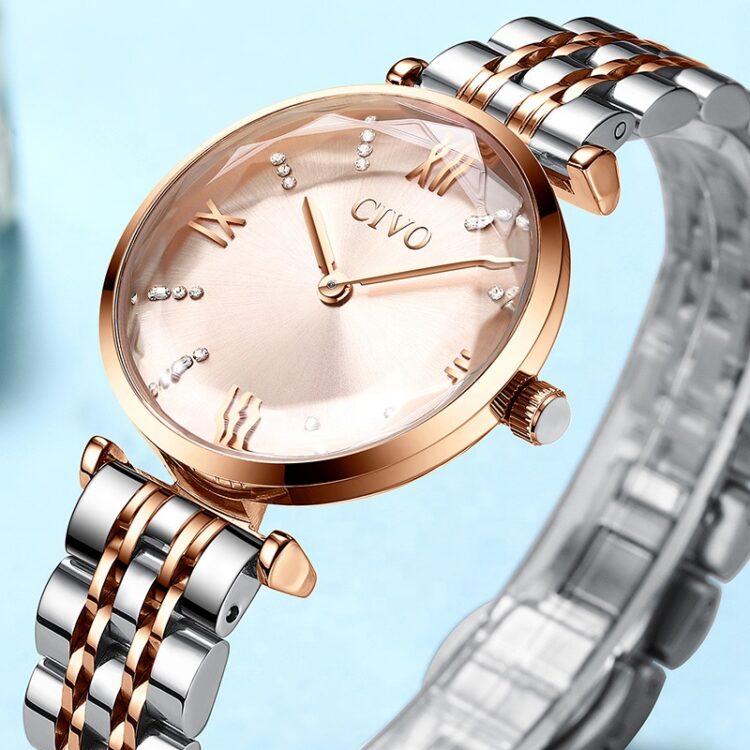 Diamond Quartz Wrist Watch - Image 2